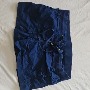 a.n.a Women's Navy Blue Shorts